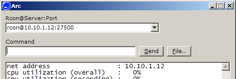 Arc issuing commands